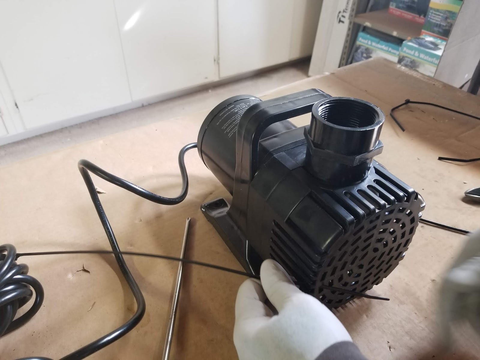 Helpful tips for fountains and ponds! How to replace an impeller on a pond fountain