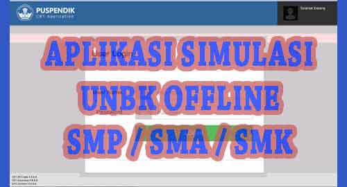 Corat Coret Seputar Teknologi Aplikasi Offline Soal Unbk 2018 Smp Smk Sma Gom