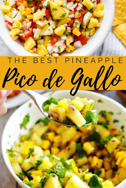 The Best Pineapple Pico de Gallo