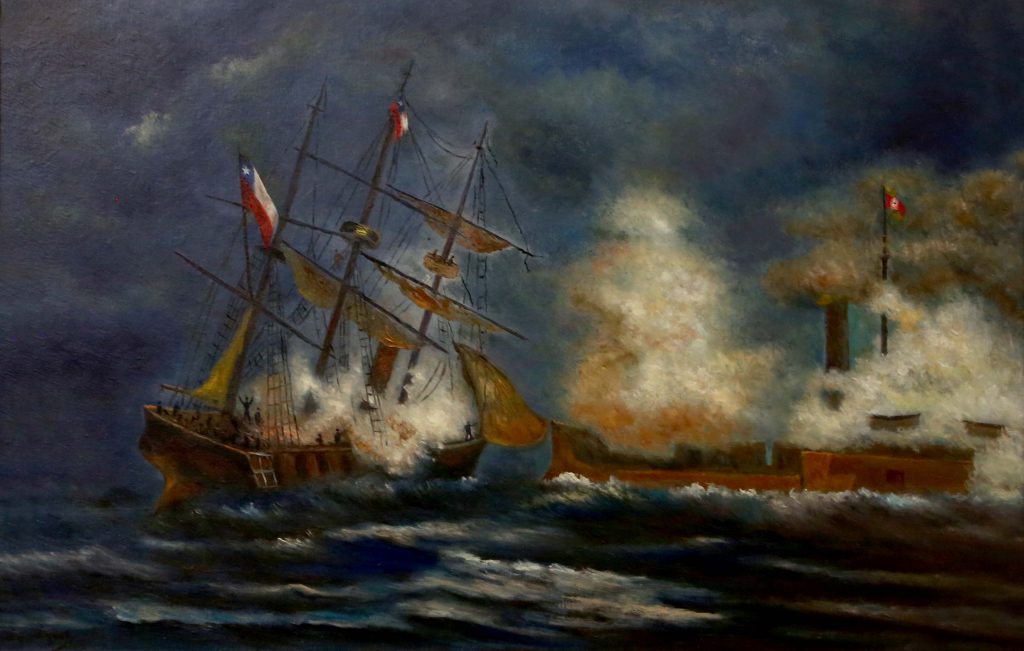 El Ferrocarrilito El Combate Naval de Iquique y de Punta Gruesa, por