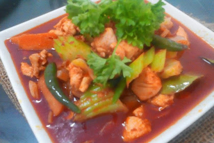 Resepi Ayam Paprik Thai