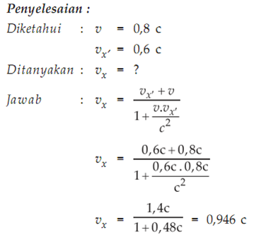 Yuk Mojok!: Contoh Soal Kecepatan Relatif