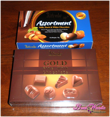 Support Coklat Buatan Malaysia. Coklat Alfredo. Coklat Alfredo Gold. Coklat Alfredo Assortment. Coklat Alfredo Sedap.