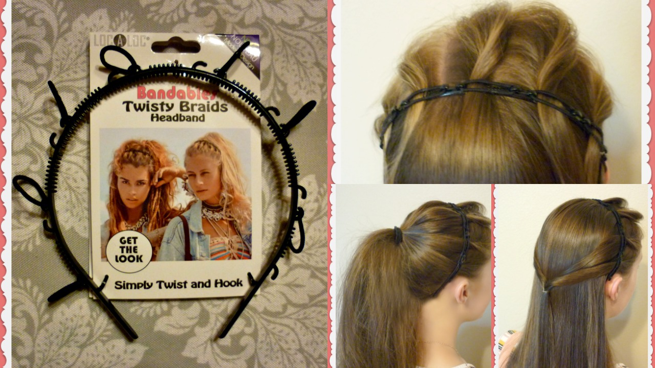 Bandables Twisty Braids Headband Review and Tutorial