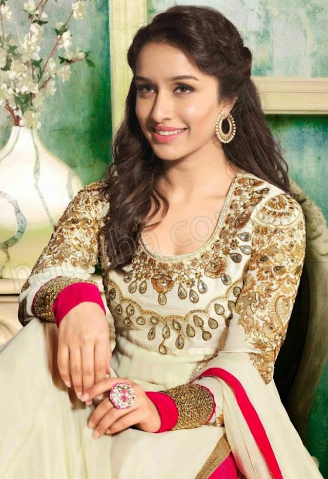 Summer Wear Anarkali Frocks With Shraddha Kapoor By Natasha Couture From 2014