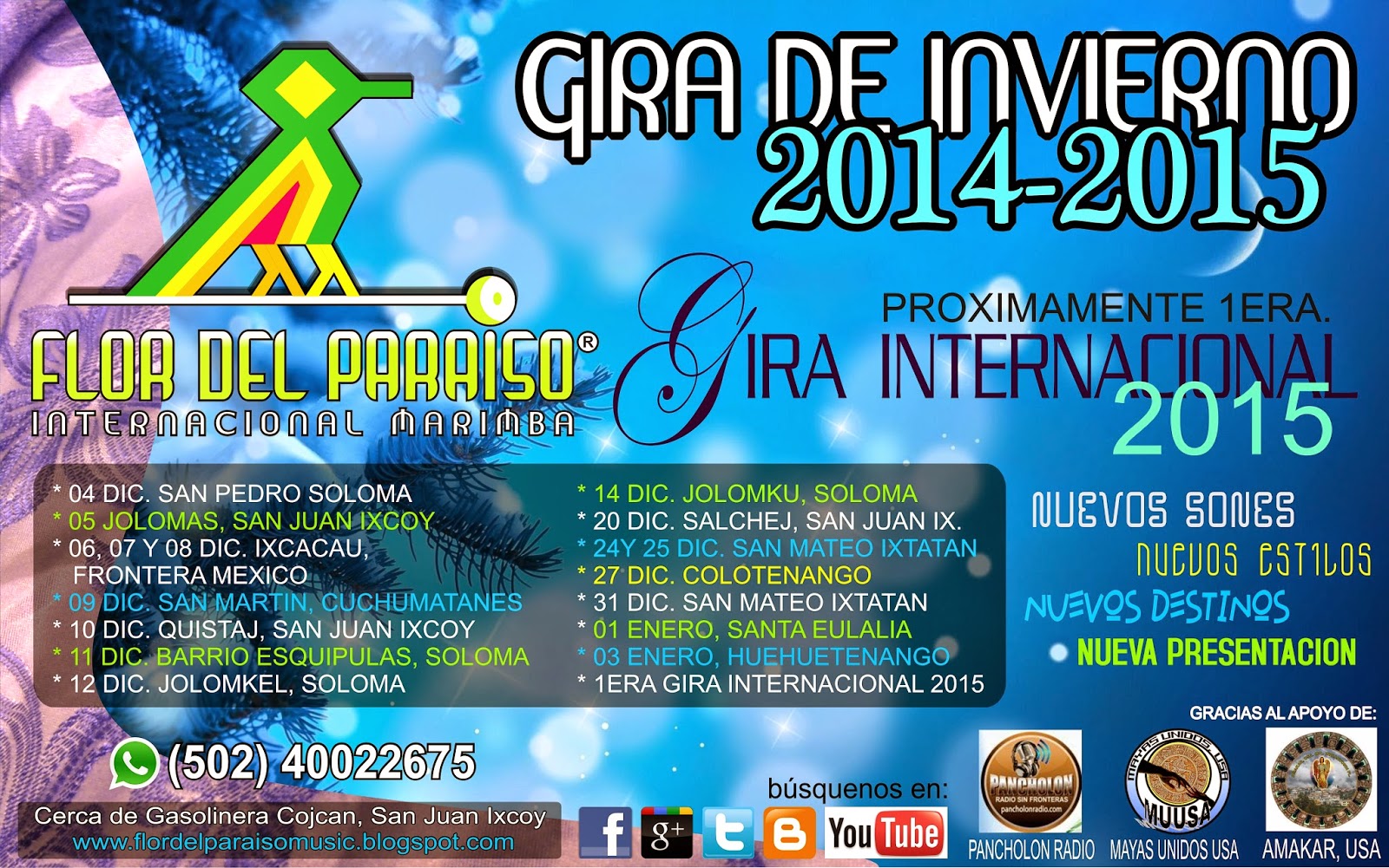 MARIMBAS DE MI TIERRA FLOR DEL PARAISO