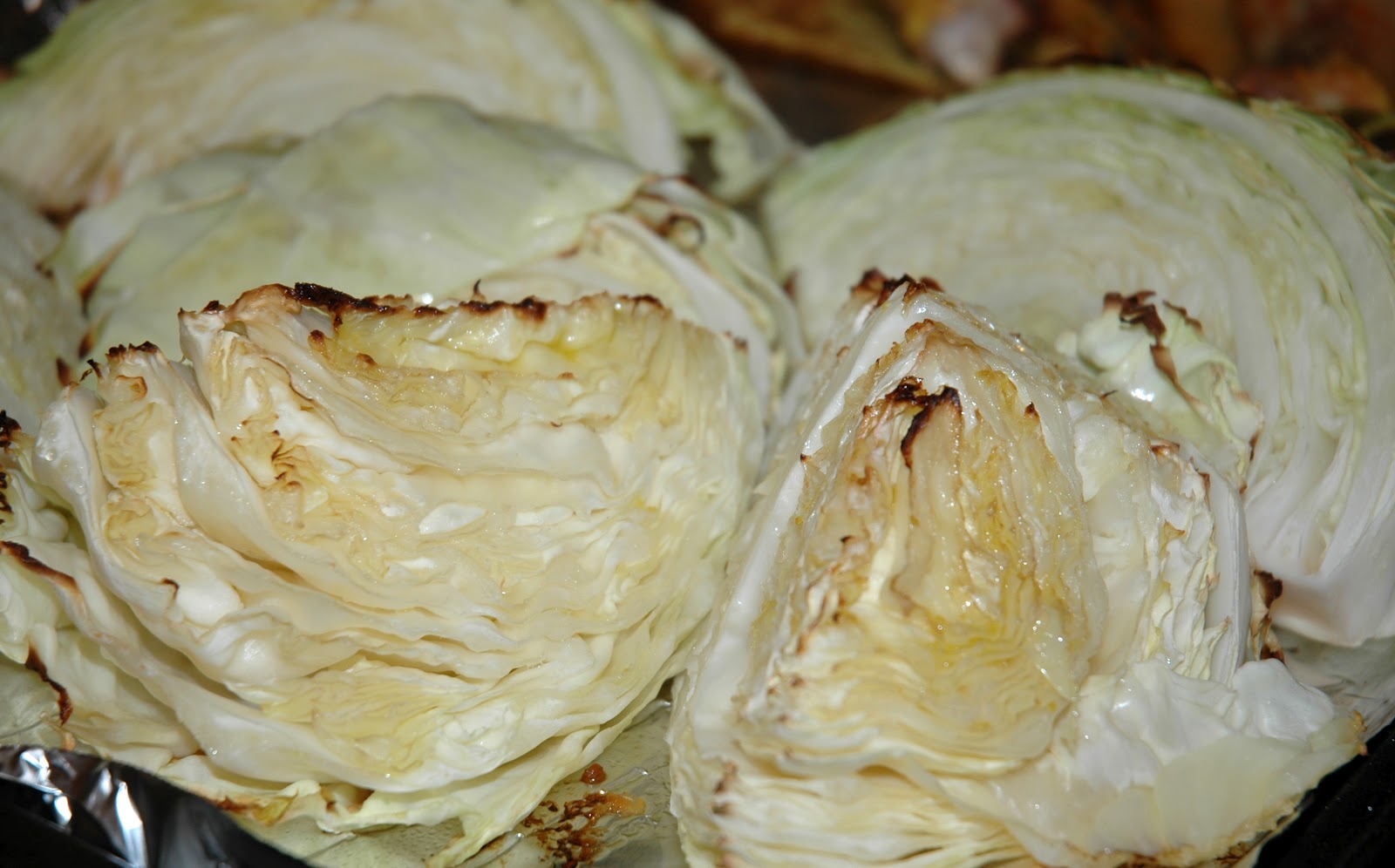 DeLish DeMaria Roasted Cabbage with Lemon