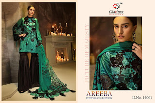 Charizma Areeba festival collection pakistani Suits