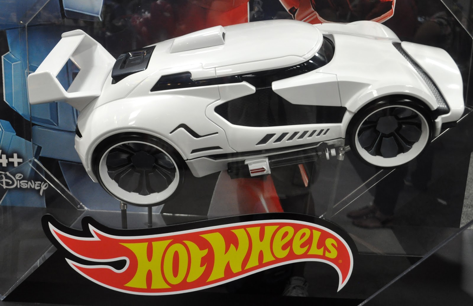 Just A Car Guy Hot Wheels at Comic Con big scale models, the Storm