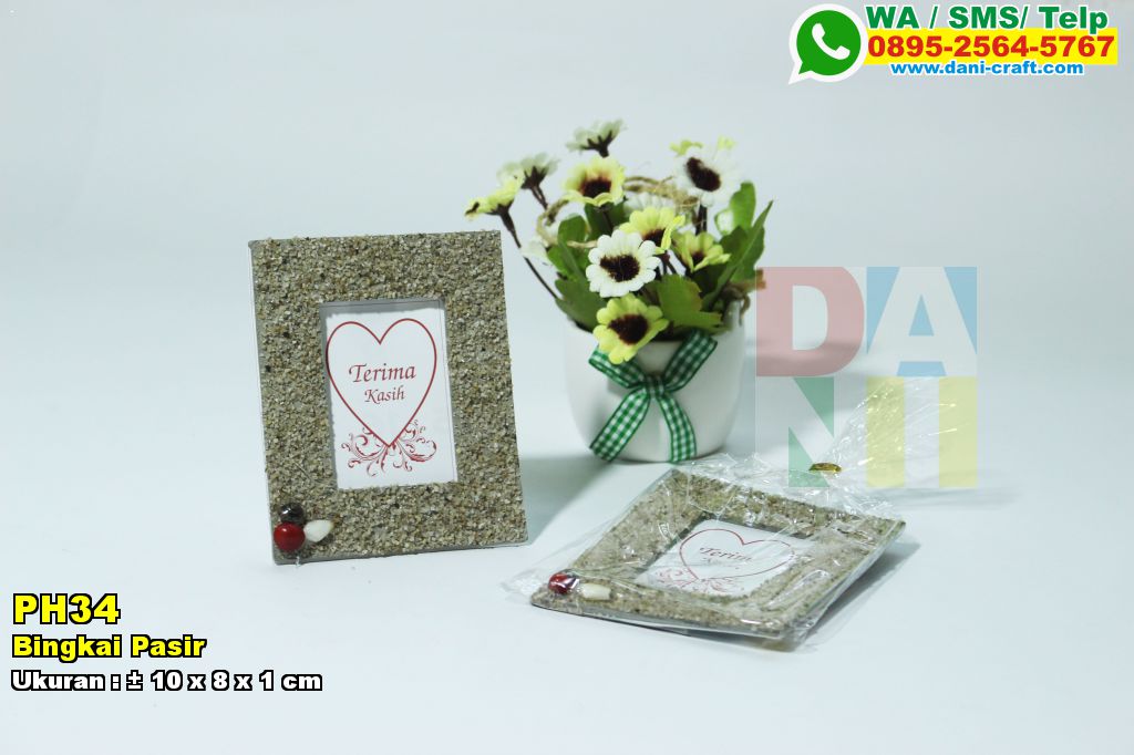 Bingkai Pasir Souvenir Pernikahan
