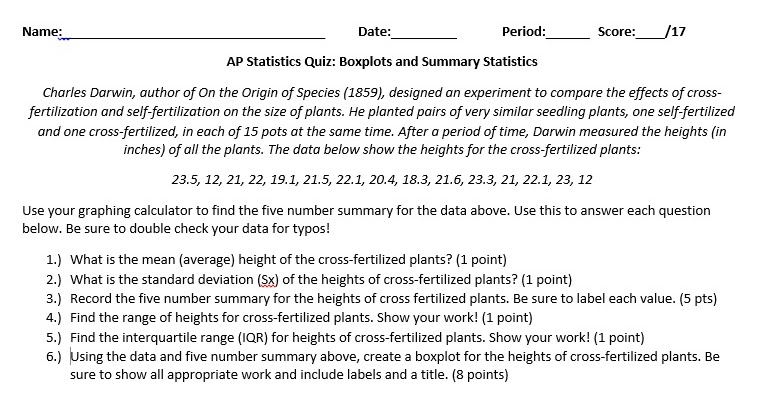 statistics test with answers statistics test with answers