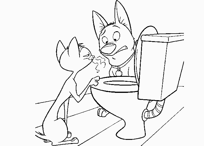 Free Coloring Pages And Coloring Books For Kids Bolt Toilet