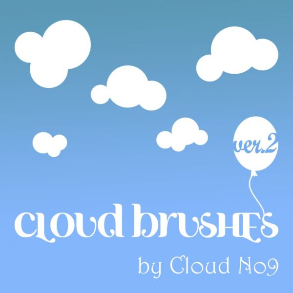 Free Cloud Brushes ver.2