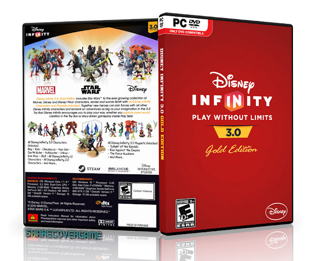 Disney Infinity 3.0 Gold Edition Cover Box
