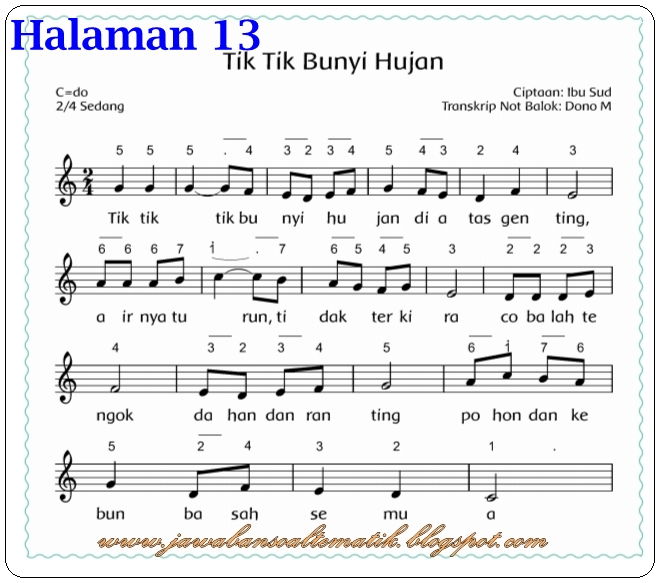 15+ Lagu tik tik bunyi hujan dinyanyikan dengan tempo ideas