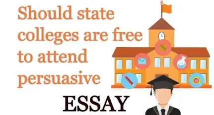 Should state colleges are free to attend persuasive essay