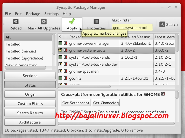 линукс для школы. пакетный менеджер. Kernel 3. Package settings. 04.