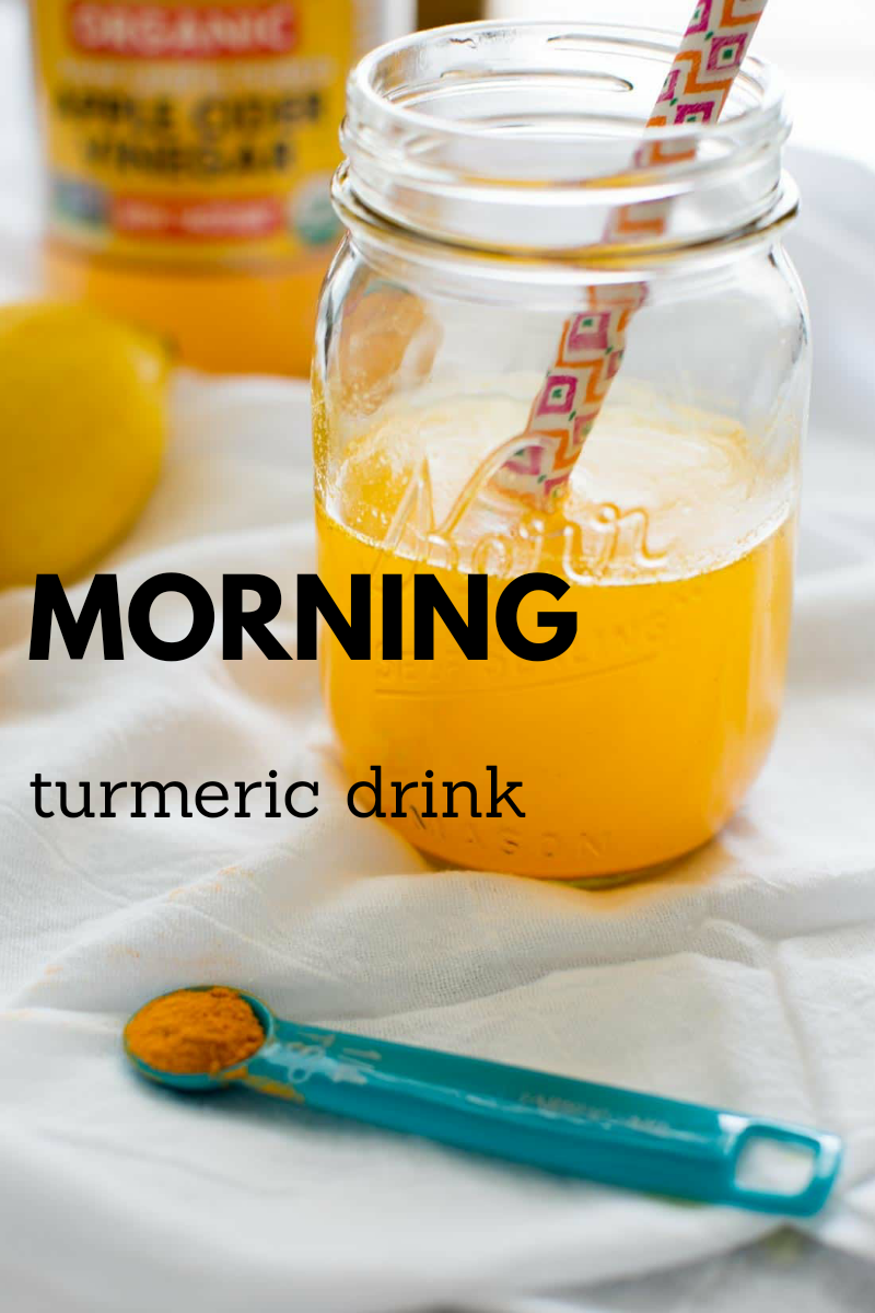 Morning turmeric drink for weight loss