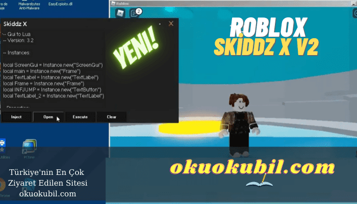Roblox Skiddz X v2 Exploit Hile Kodları İçin Program İndir 2021