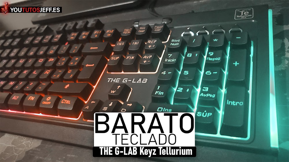 Teclado Gaming Barato, THE G-LAB Keyz Tellurium Review Español