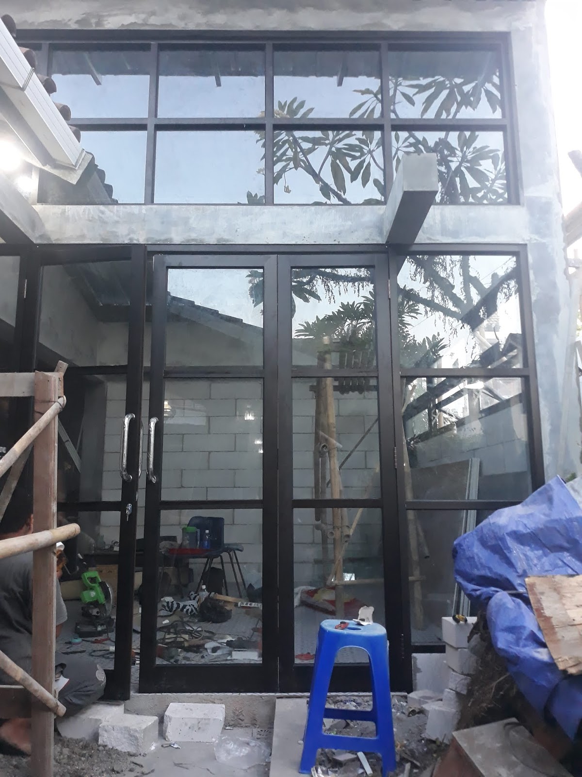 PINTU LIPAT ALUMINIUM KACA YOGYAKARTA | KUSEN ALUMINIUM ...