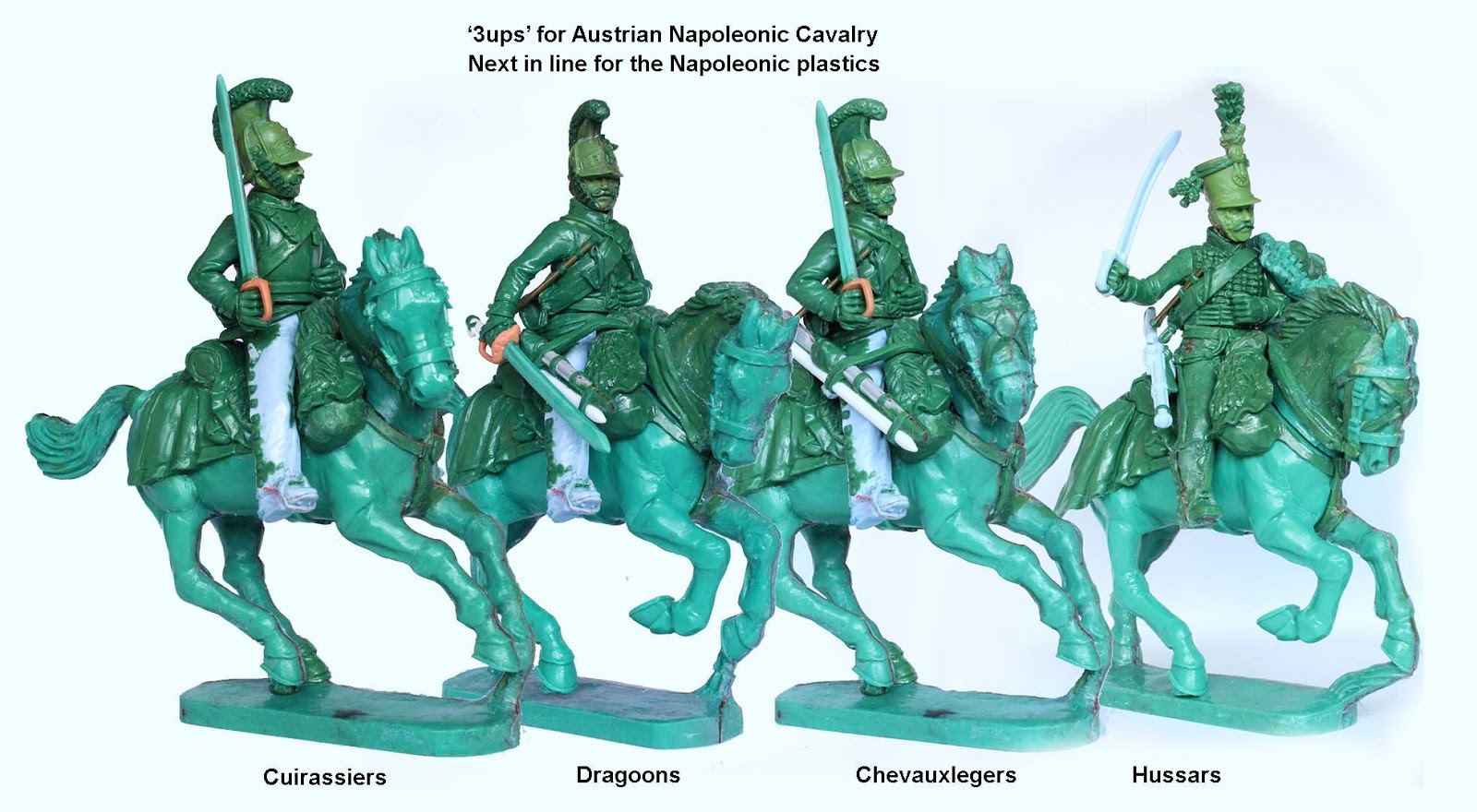 Looks like we will be having some Austrian Cavalry in plastic. 
