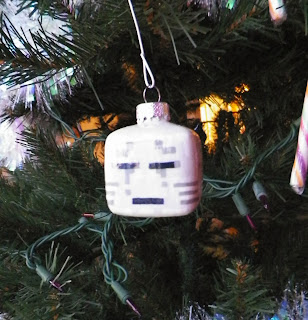 Minecraft Ghast Christmas Ornament Tut. Property of Cassie's Creative Crafts