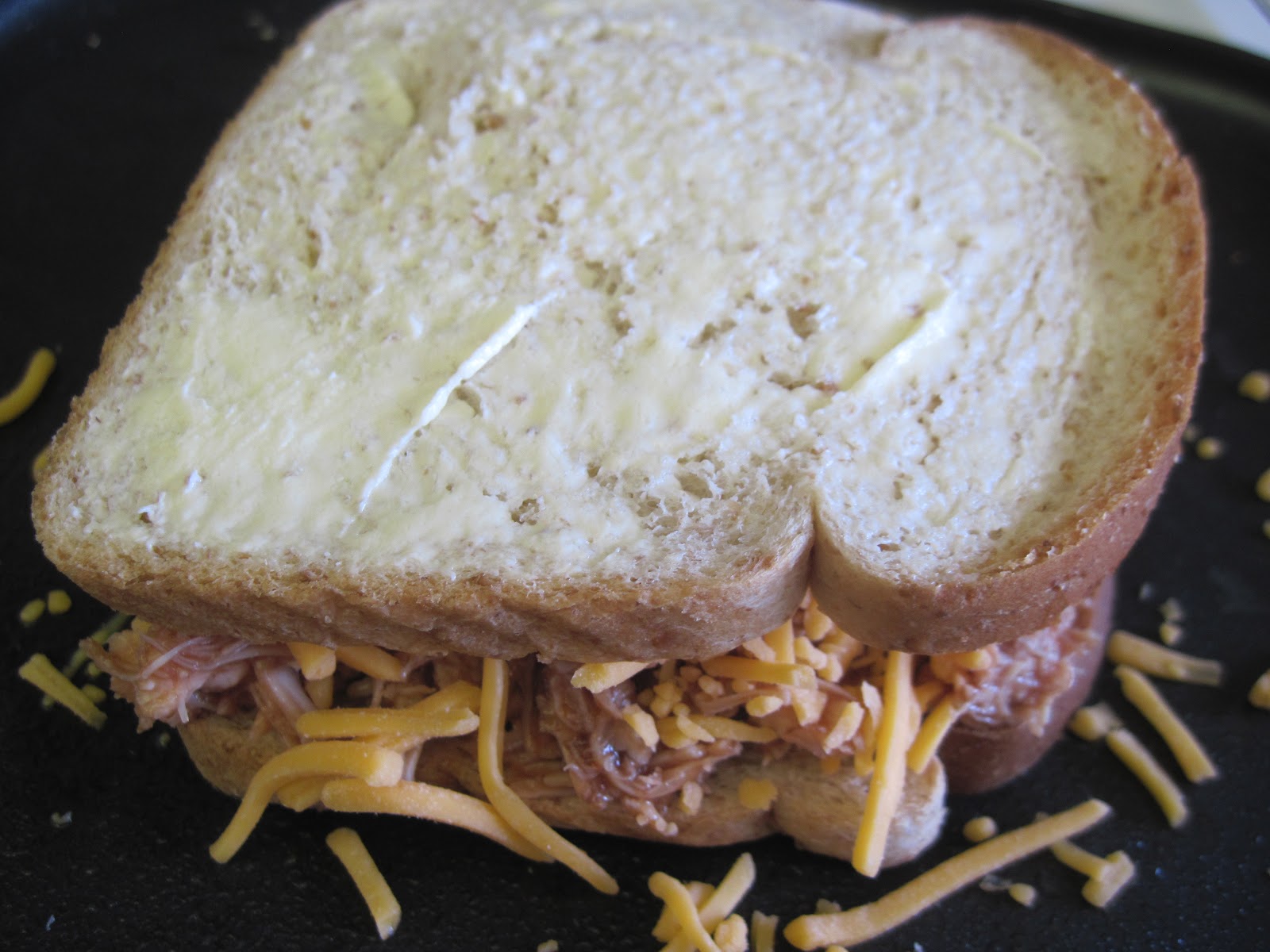 PolkaDotty Place BBQ Grilled Cheese