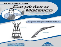 El manual del carpintero metálico 3 - 2 | Esquinero y destapador esquinero y destapador
