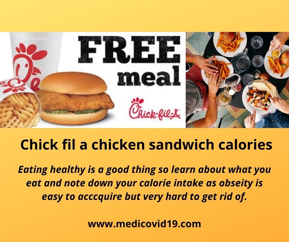 Chick fil a Chicken Sandwich Calories & Nutritional Facts