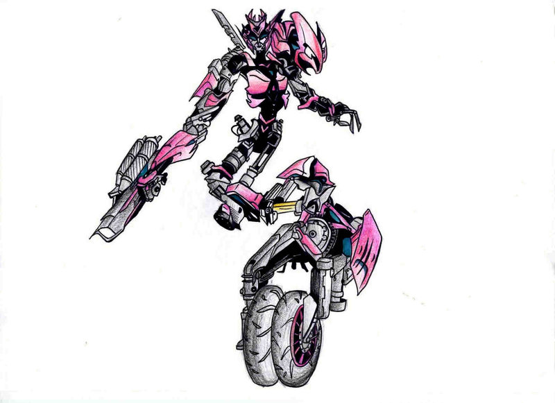 Las Hermanas Arcee, Chromia y Elita one Transformers Matrix