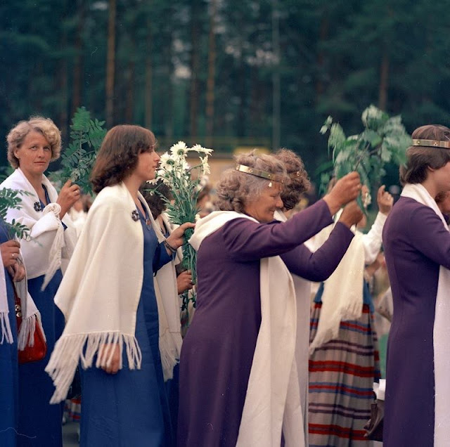 1970-е годы. Рига. Парк Праздников песни. Dziesmu svētki (Источник фото: F64)