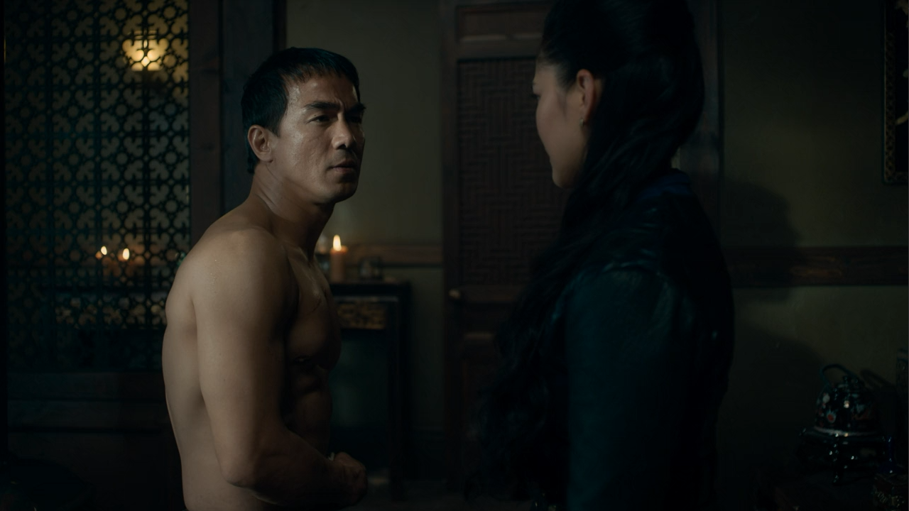 Joe Taslim & Andrew Koji on Warrior (2020) .