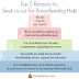 Top 5 Reasons to Seek Breastfeeding Help