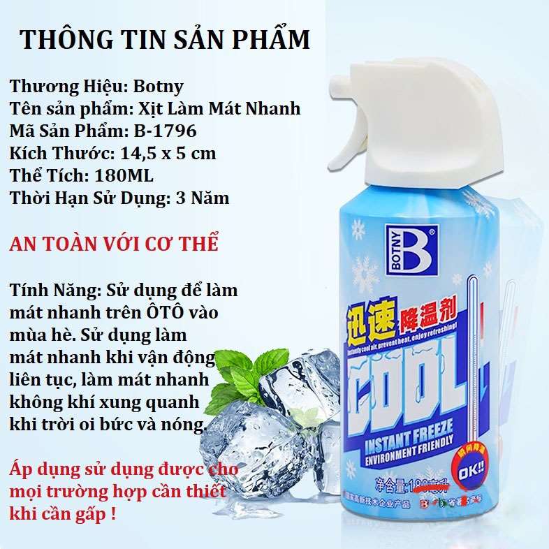 Bình xịt làm lạnh nhanh tức thì, Chai xịt làm lạnh nhanh Ô tô 9 604cdfd2015ff1364dadb36c 1622436409145 cb696a99 d8d2 4f2e 8fba 4cd4c52877a3