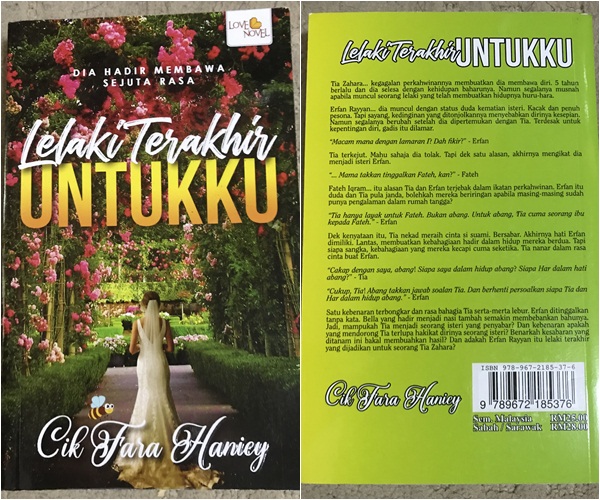 Lelaki Terakhir Untukku by Cik Fara Haniey