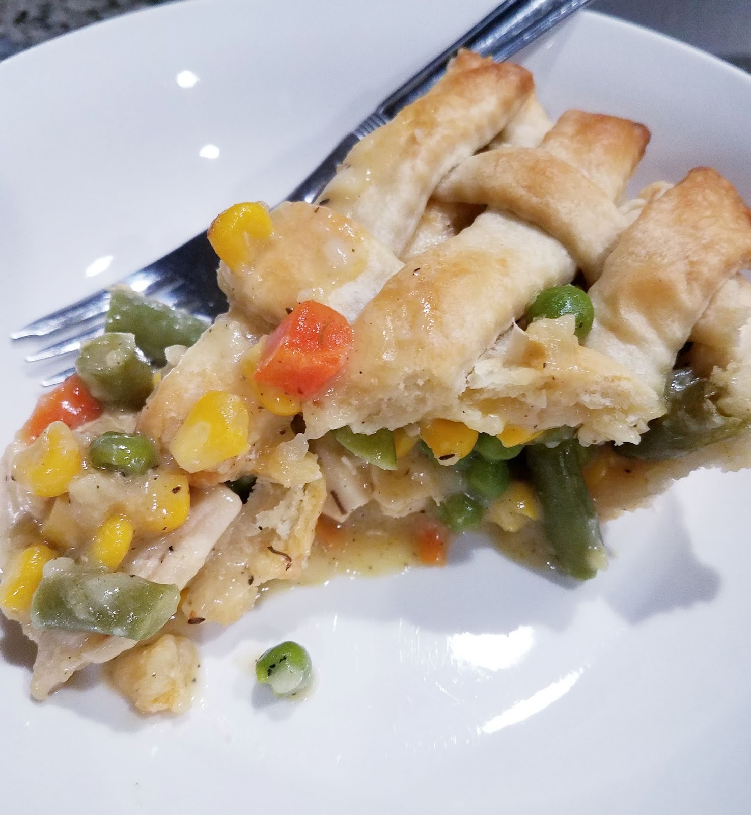 Little Corner of Mine Chicken Pot Pie from Scratch