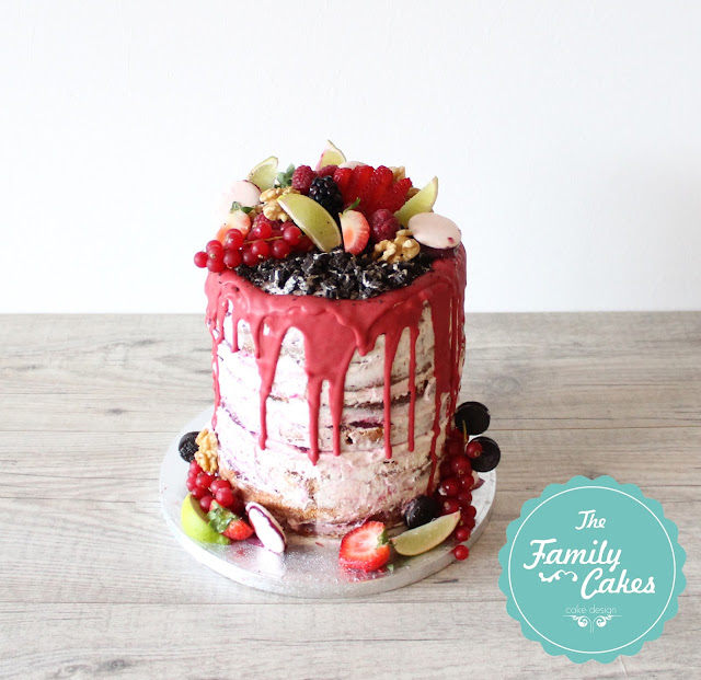 bolo com frutas / Naked Cake with fruits