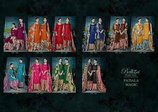 Belliza Designer Patiyala Magic Pashmina Collection  at Diwan Fashion