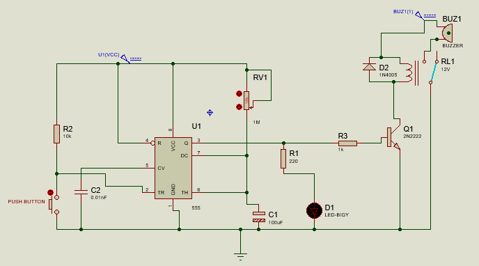 ALARM SYSTEM CIRCUIT DIAGRAM