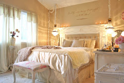 bedroom pink pretty makeover shabby chic light taupe favorite romantic bedrooms room master decor decorating cottage rooms bed lights bedding