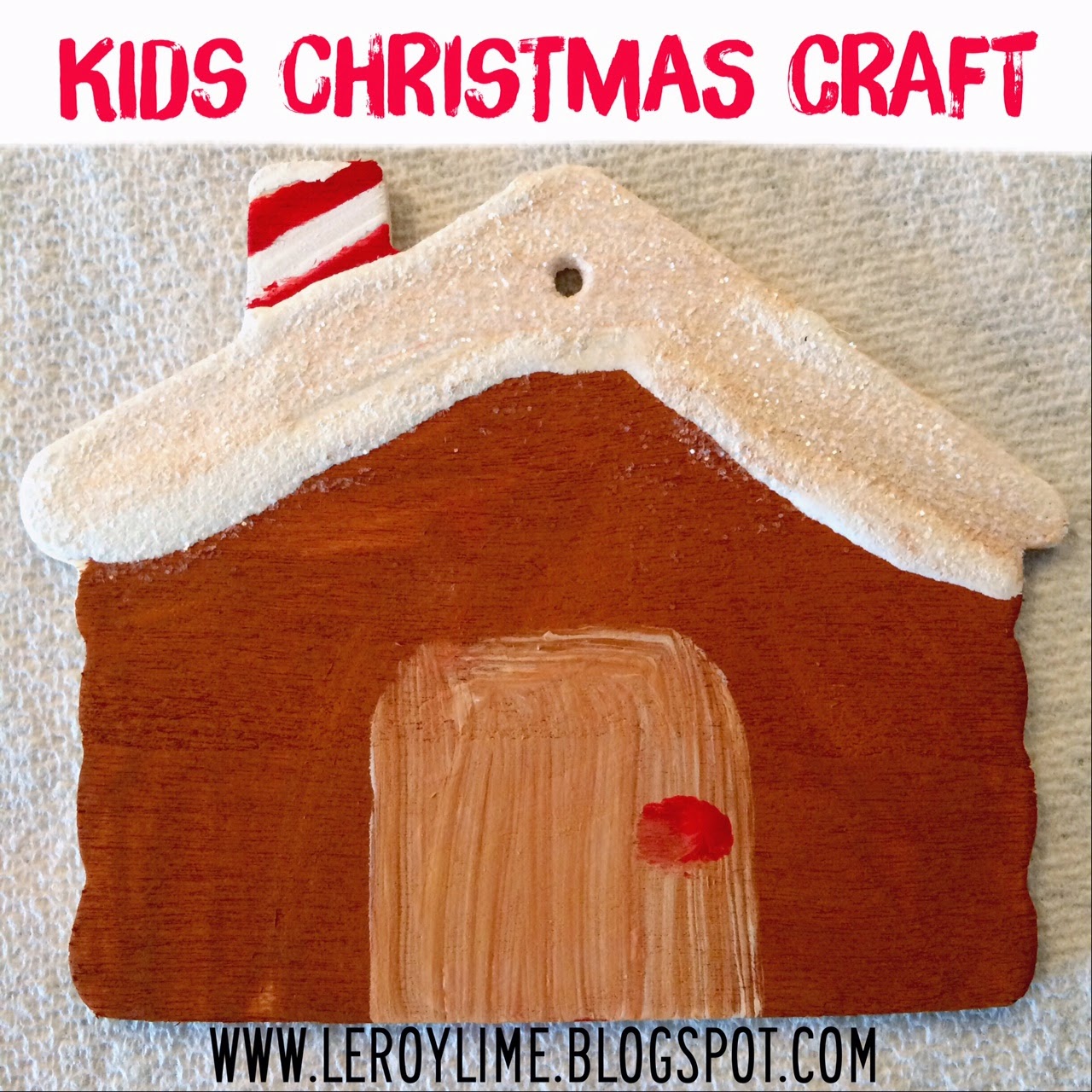Kids Christmas Ornament Craft - LeroyLime