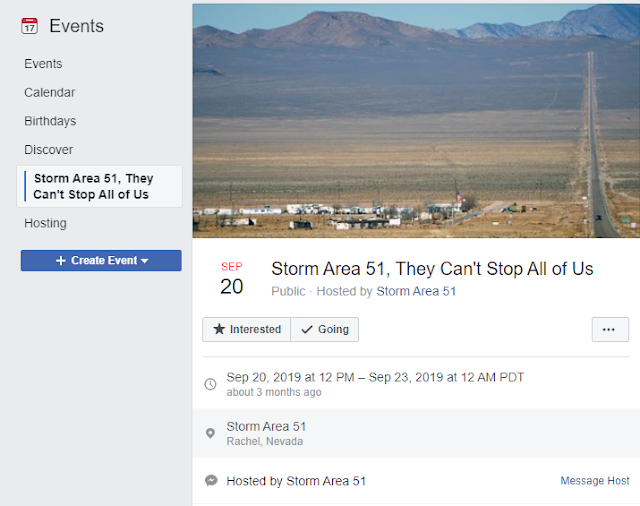 Area 51 Truth History Raid Facebook Event