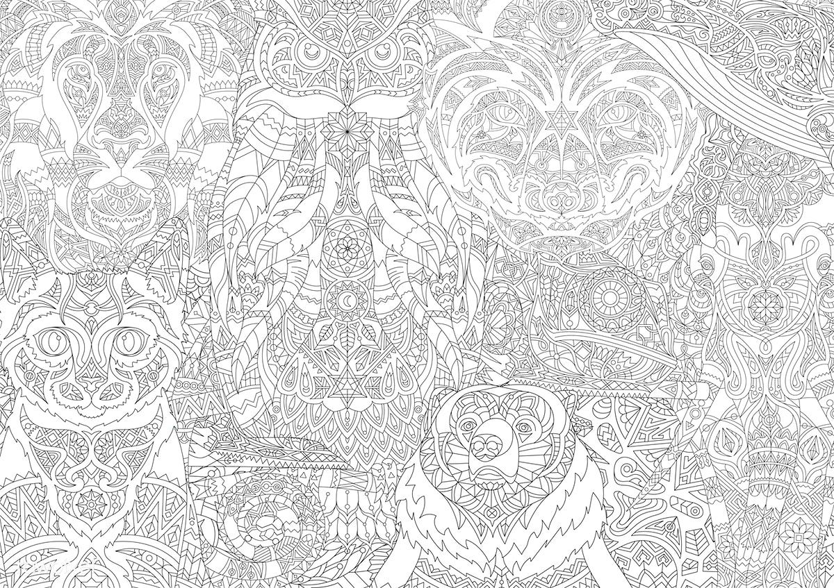 Extremely Hard Coloring Pages - Coloring Pages