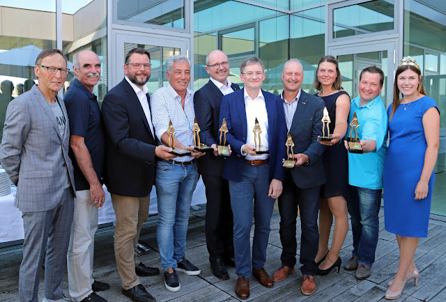 Die Sieger des 10. Internationalen Preis des Silvaner Forums 2019.