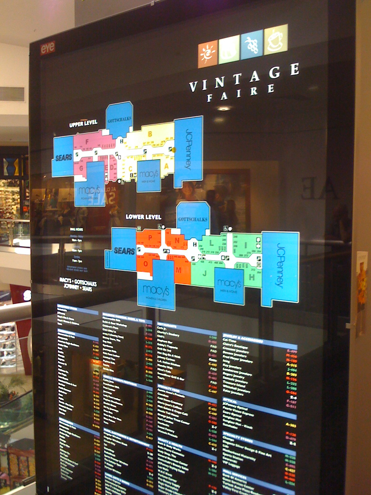 Vintage Faire Mall Map Perfect For Roquefort Cheese: The Peachdate Mall Or Gruen Transfer