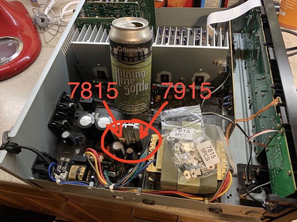 Fix protection mode on Denon DRA 395