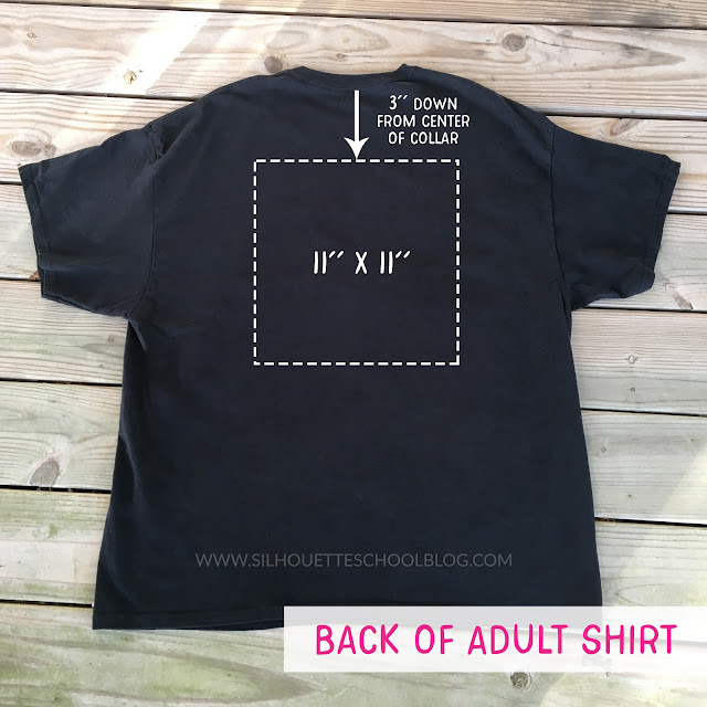 Tips for Heat Transfer Vinyl Shirt Decal Placement - Silhouette School