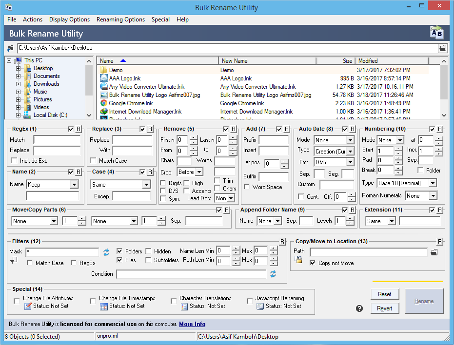bulk rename utility example bulk rename utility example
