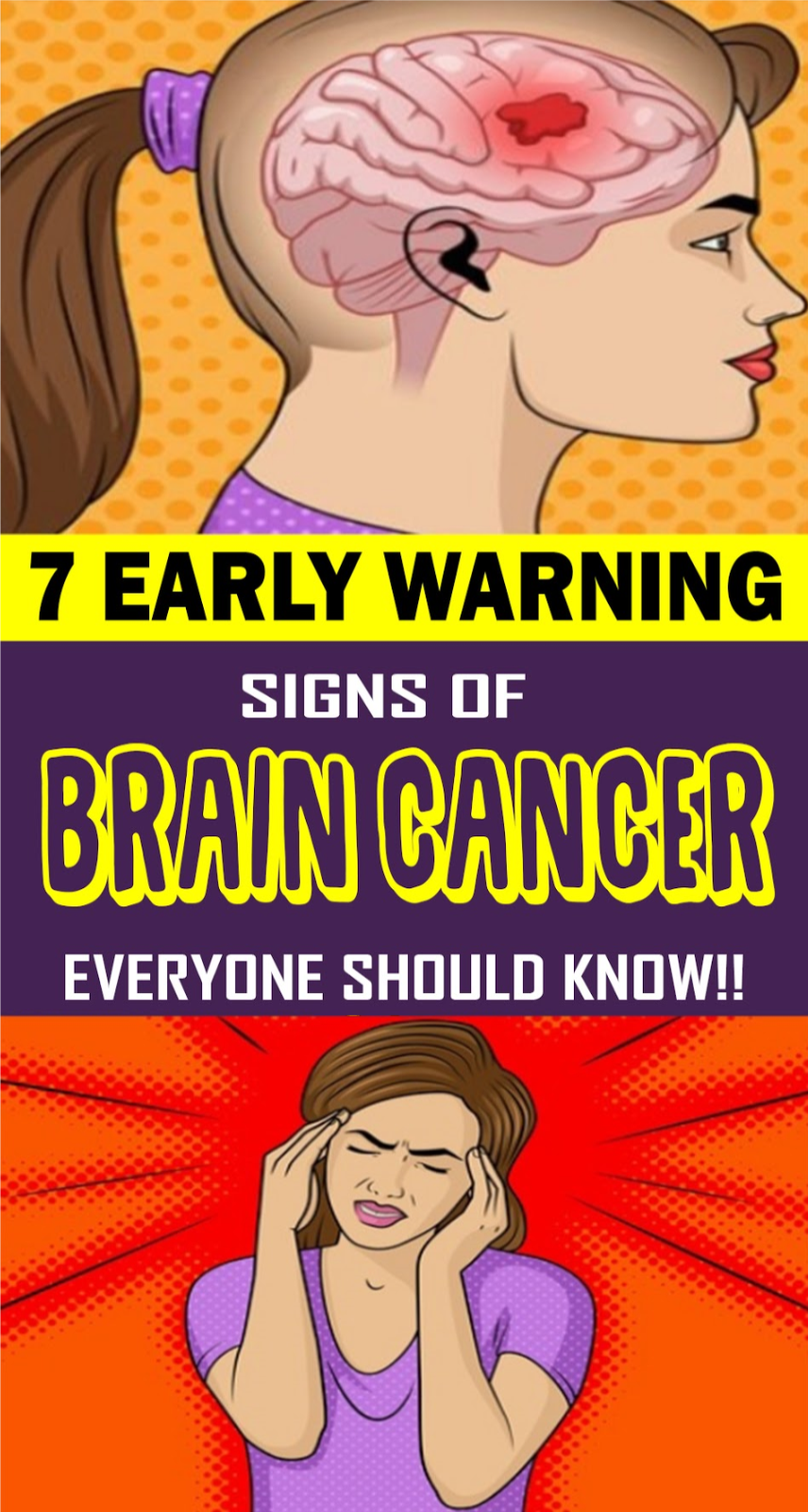 7 Early Warning Signs Of Brain Cancer Everyone Should Know Healthy